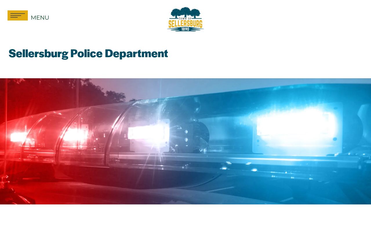Official Sellersburg Police Department contact page